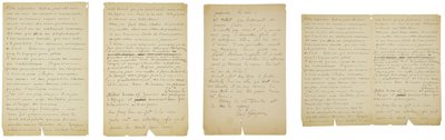 Lettre de Vincent van Gogh et Paul Gauguin à Emile Bernard - Vincent van Gogh